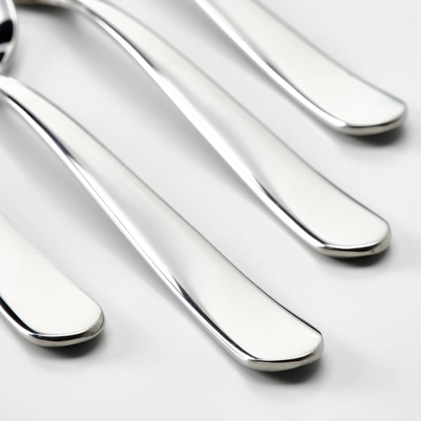MARTORP teaspoon, stainless steel, 14 cm, 4 pack