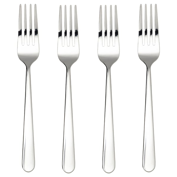 MARTORP fork, stainless steel, 19 cm, 4 pack