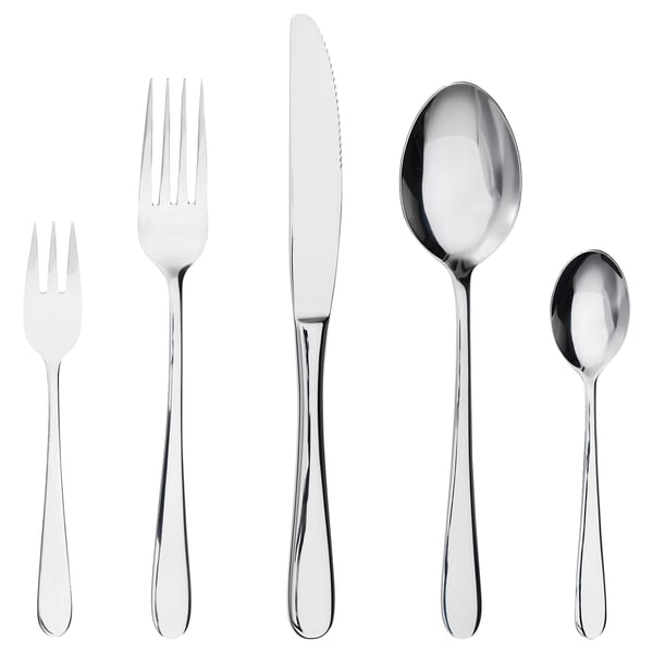 MARTORP 30-piece cutlery set, stainless steel