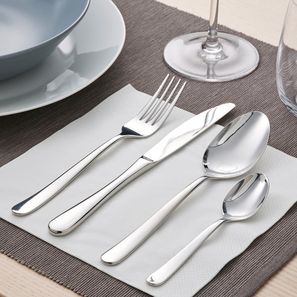 MARTORP 30-piece cutlery set, stainless steel