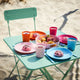MARULK 21-pieces picnic set, pink/blue