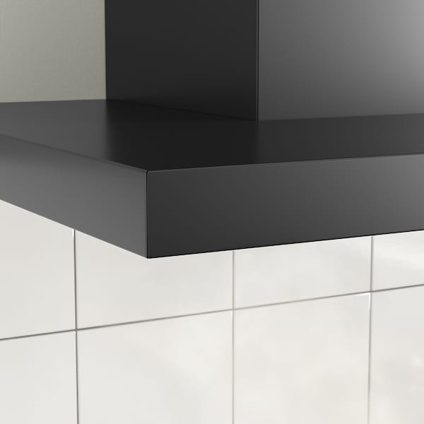 Ikea MATÄLSKARE Hood to be fixed to the wall - black 60 cm , 60 cm