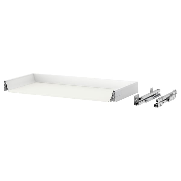 MAXIMERA drawer, low, white, 80x37 cm