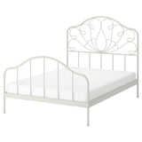 MELLGRUND bed frame, off-white/Luröy, 140x200 cm