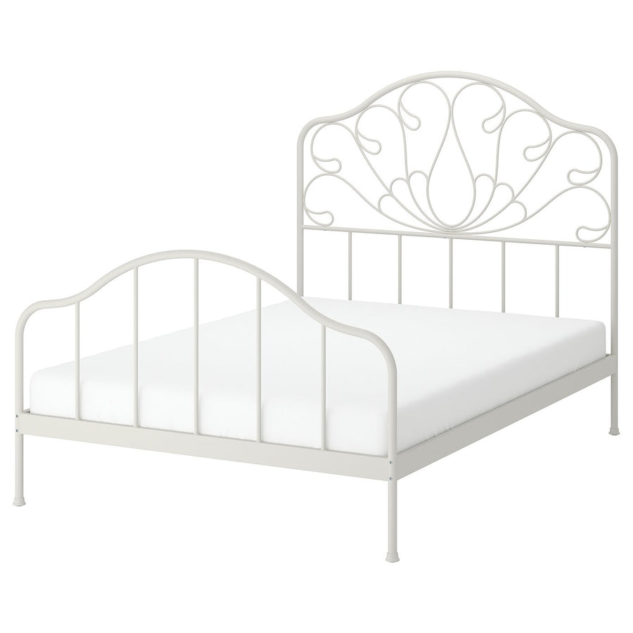 MELLGRUND bed frame, off-white, 140x200 cm