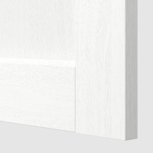 Ikea METOD - 2 fronts for dishwasher, Enköping white/wood effect, 60 cm