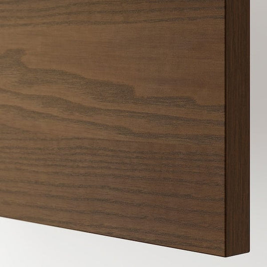 Ikea METOD - 2 fronts for dishwasher, Stensta dark brown ash veneeracc,60 cm