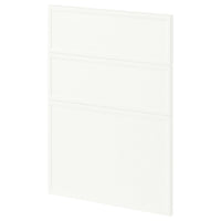 METOD 3 fronts for dishwasher, Aspudden matt white, 60 cm