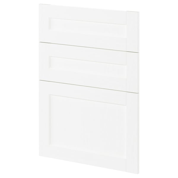 METOD 3 fronts for dishwasher, Enköping white/wood effect, 60 cm
