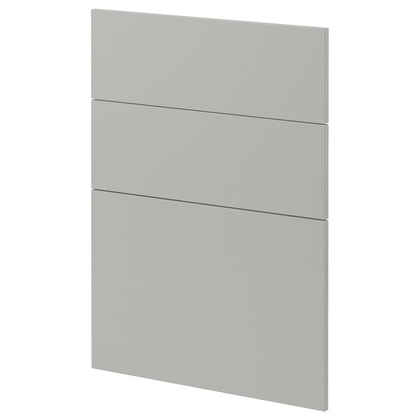 METOD - 3 fronts for dishwasher, Havstorp light grey, 60 cm