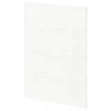 METOD 4 fronts for dishwasher, Aspudden matt white, 60 cm