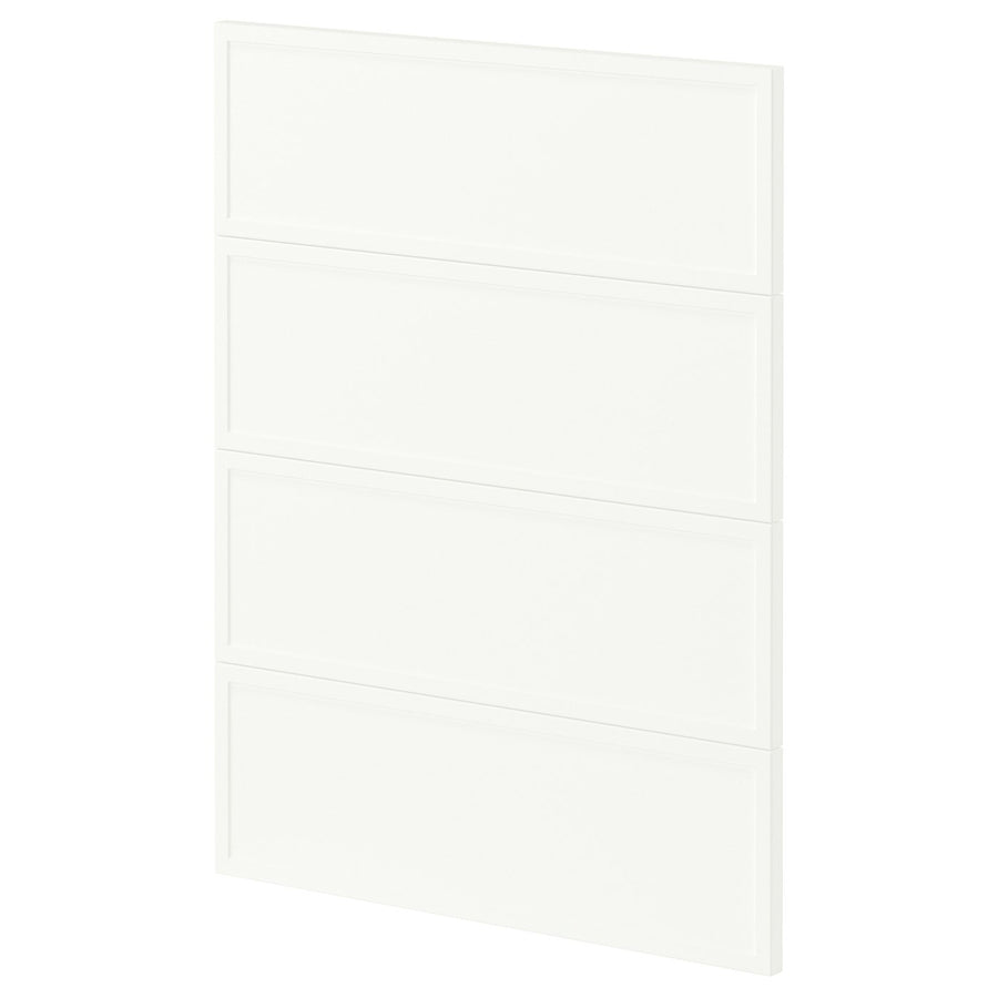 METOD 4 fronts for dishwasher, Aspudden matt white, 60 cm