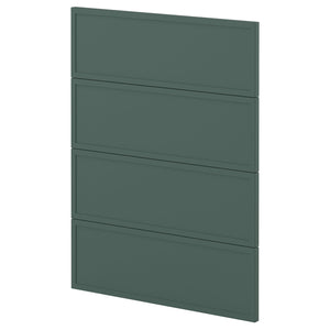METOD 4 fronts for dishwasher, Aspudden dark grey-green, 60 cm