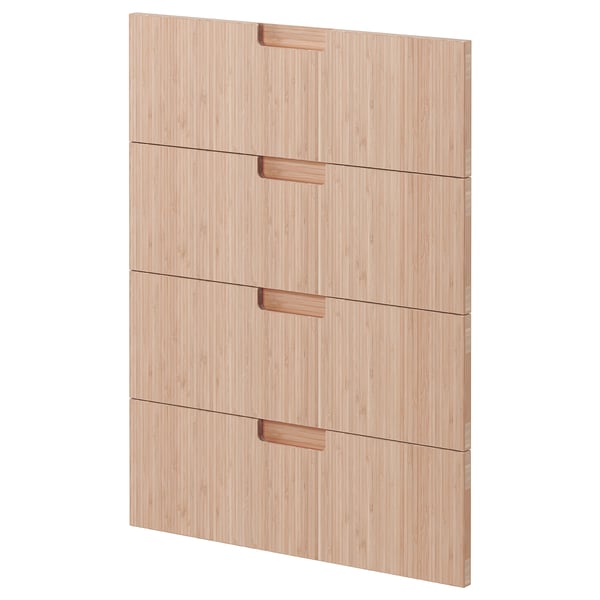 METOD 4 fronts for dishwasher, Fröjered light bamboo, 60 cm