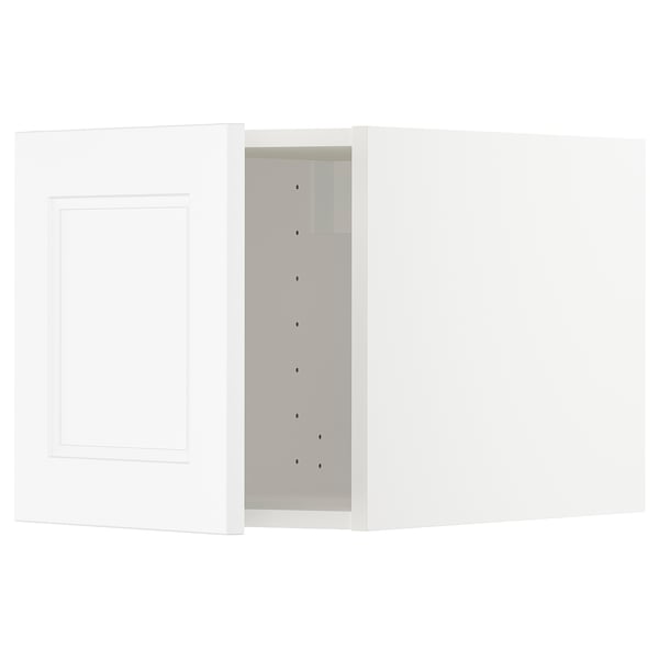 METOD top cabinet, white/Axstad matt white, 40x40 cm