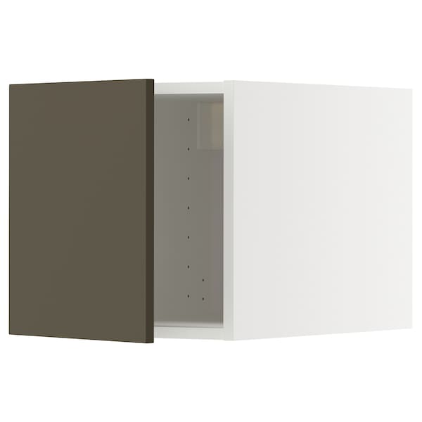 Ikea METOD - Top cabinet, white/Havstorp brown-beige, 40x40 cm