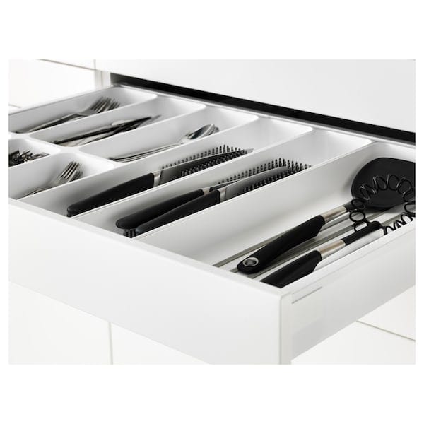 Ikea METOD / MAXIMERA - Base cb 3 frnts/2 low/1 md/1 hi drw, white/Veddinge white, 80x60 cm