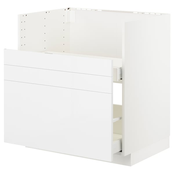METOD / MAXIMERA - METOD / MAXIMERA Base cab f TALLSJÖN sink, white/Ringhult white, 80x60 cm