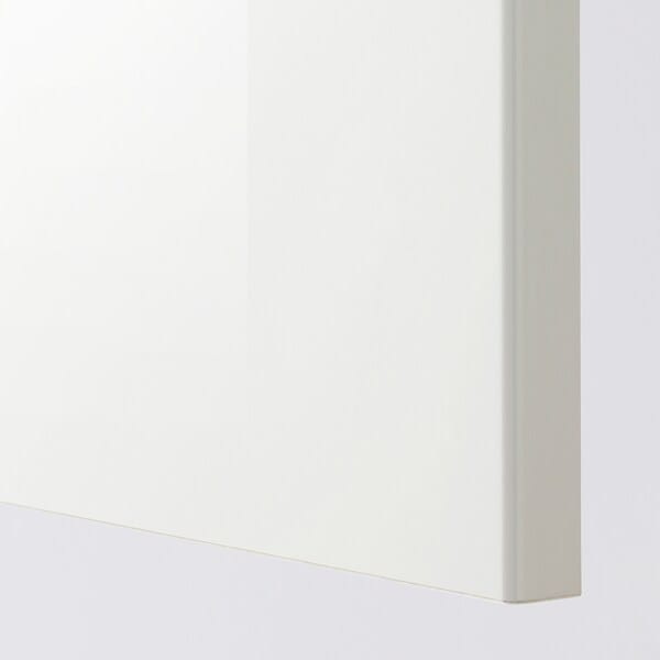 Ikea METOD / MAXIMERA - Tall cabinet with cleaning accessories, white/Ringhult white,40x60x200 cm
