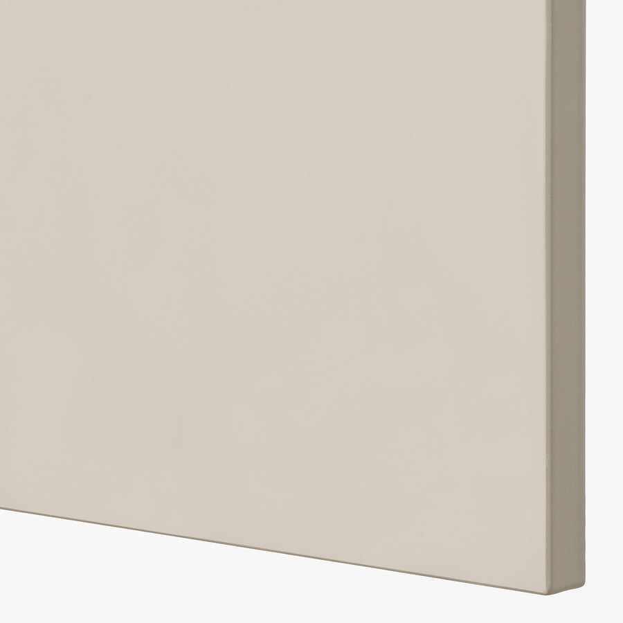 METOD / MAXIMERA high cabinet f built-in appliances, white/Havstorp beige, 60x60x220 cm
