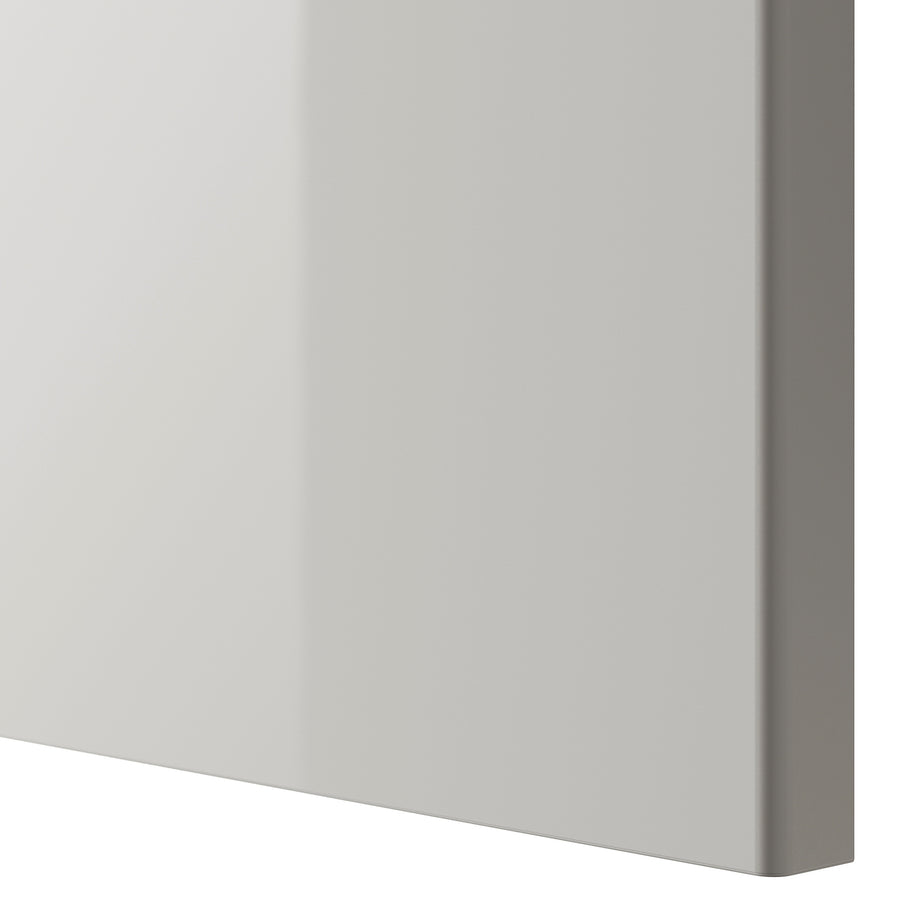 METOD / MAXIMERA high cabinet f built-in appliances, white/Ringhult light grey, 60x60x200 cm