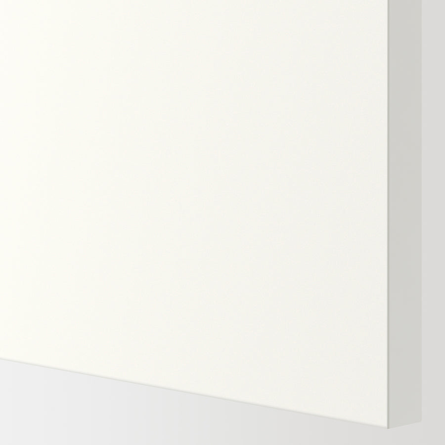METOD / MAXIMERA high cabinet f built-in appliances, white/Vallstena white, 60x60x240 cm