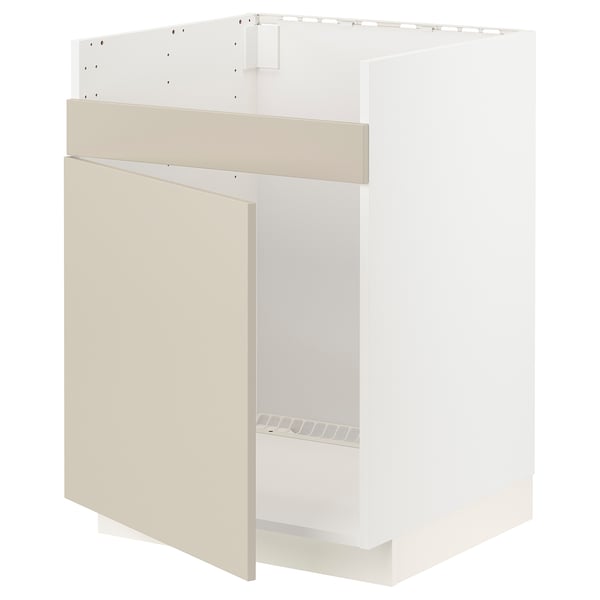 METOD base cab f HAVSEN single bowl sink