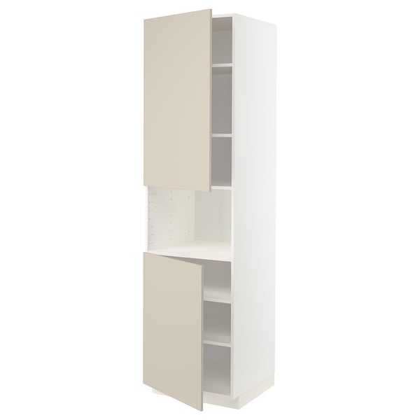 METOD high cab f micro w 2 doors/shelves