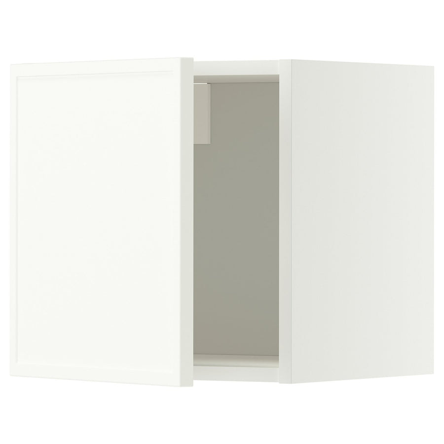 METOD wall cabinet, white/Aspudden matt white, 40x40 cm