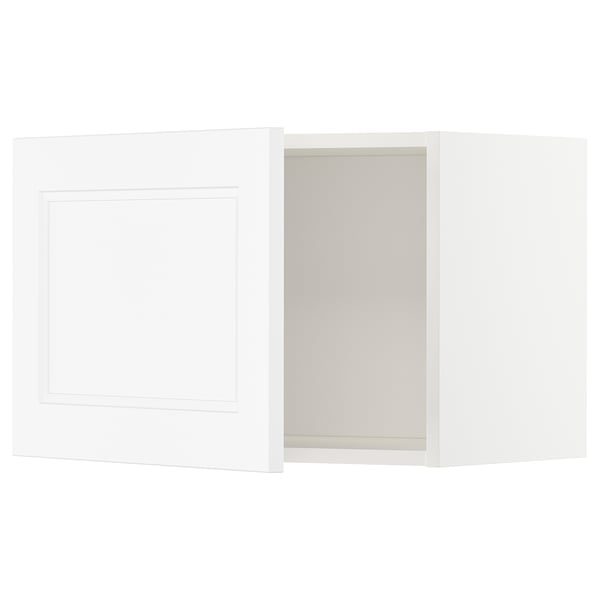 METOD wall cabinet, white/Axstad matt white, 60x40 cm