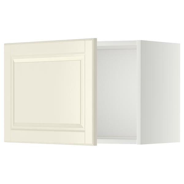 METOD wall cabinet, white/Bodbyn off-white, 60x40 cm