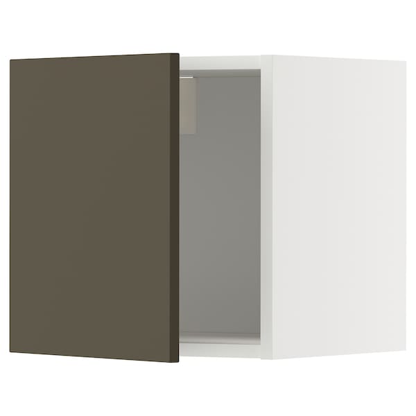 Ikea METOD - Wall cabinet, white/Havstorp brown-beige, 40x40 cm