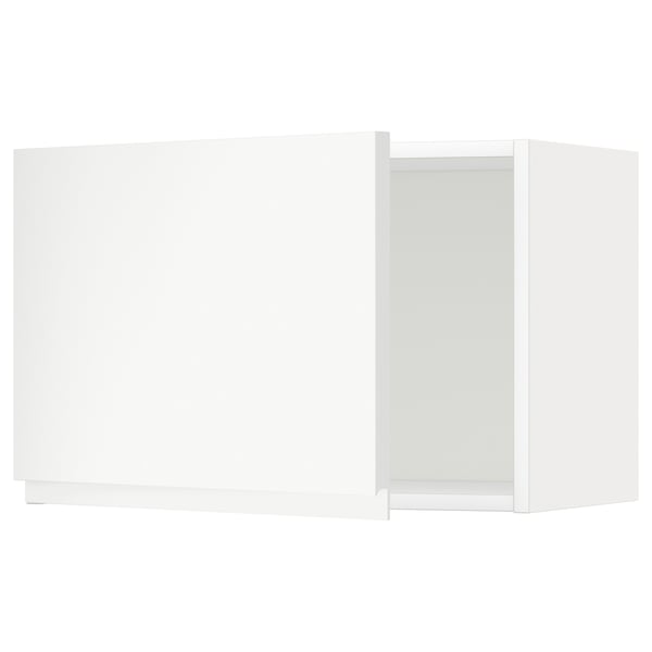 METOD wall cabinet, white/Voxtorp matt white, 60x40 cm