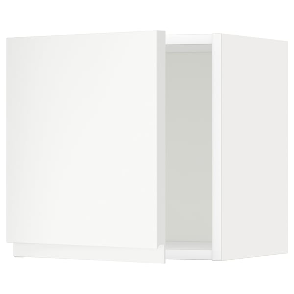 METOD wall cabinet, white/Voxtorp matt white, 40x40 cm