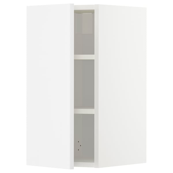 METOD wall cabinet with shelves, white/Ringhult white, 30x60 cm