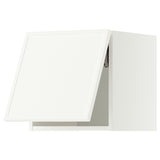 METOD wall cabinet horizontal, white/Aspudden matt white, 40x40 cm