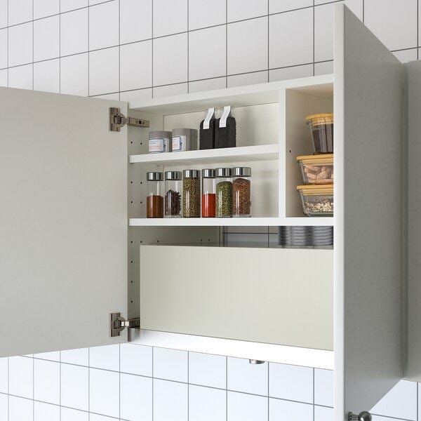 Ikea METOD - Wall cb frm f b-in extractor hood, white, 80x37x60 cm