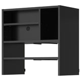 METOD wall cabinet f b-in extractor hood, black-grey, 60x37x60 cm