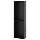 METOD high cabinet, black-grey, 60x37x200 cm