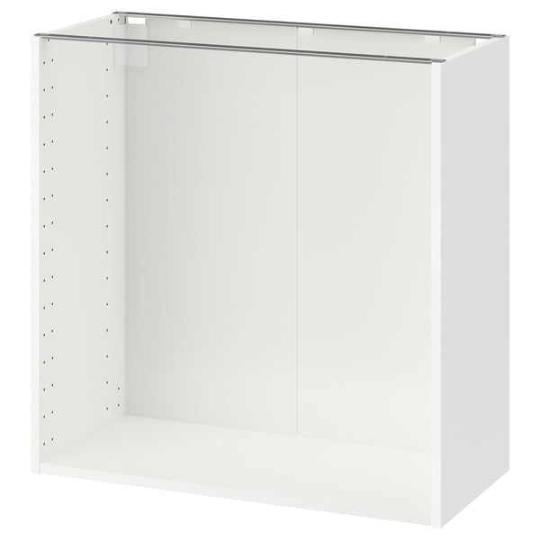 METOD base cabinet frame, white, 80x37x80 cm