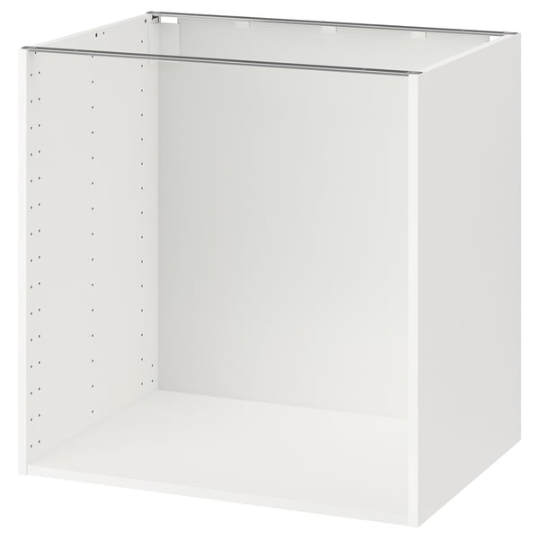 METOD base cabinet frame, white, 80x60x80 cm