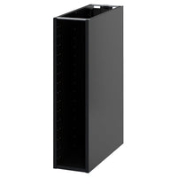 METOD base cabinet, black-grey, 20x60x80 cm
