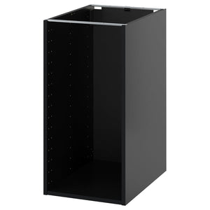METOD base cabinet frame, black-grey, 40x60x80 cm
