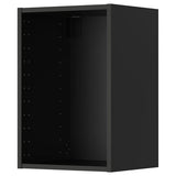 METOD wall cabinet, black-grey, 40x37x60 cm
