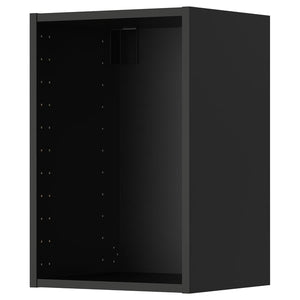 METOD wall cabinet frame, black-grey, 40x37x60 cm