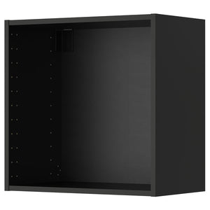 METOD wall cabinet frame, black-grey, 60x37x60 cm