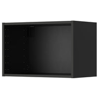 METOD wall cabinet, black-grey, 60x37x40 cm