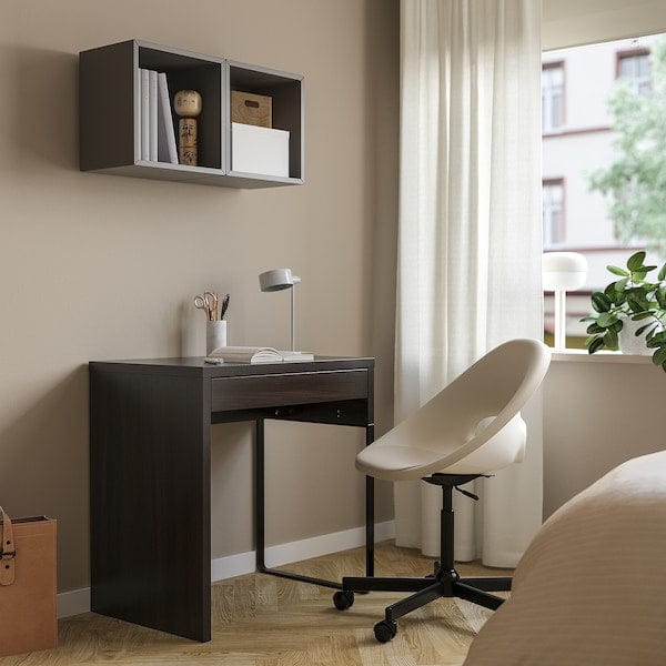 Ikea MICKE - Desk, black-brown, 73x50 cm