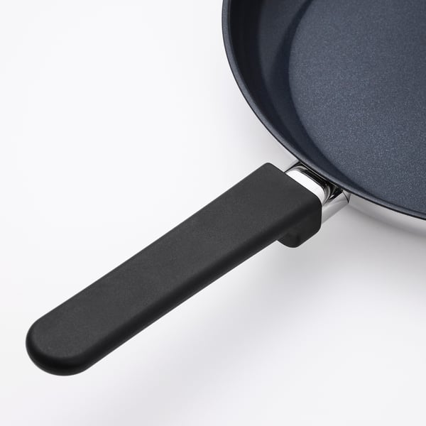 MIDDAGSMAT frying pan, non-stick coating/stainless steel, 28 cm
