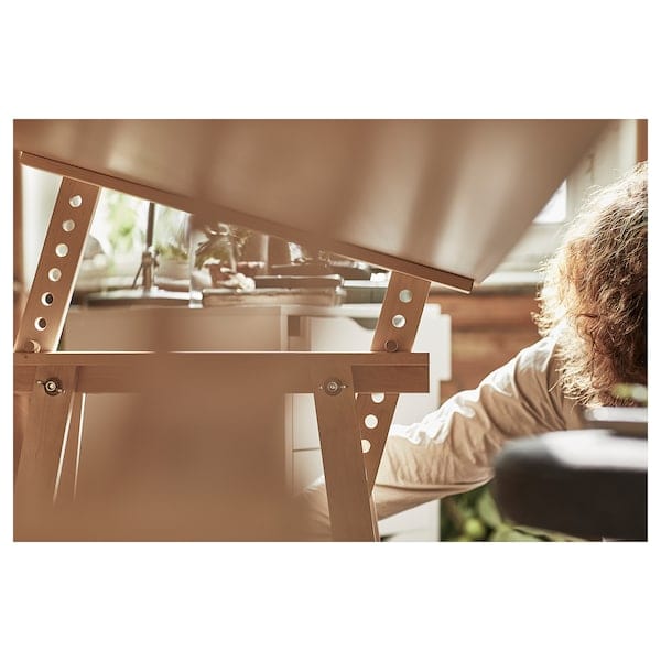 Ikea MITTBACK - Trestle, birch, 58x70/93 cm